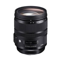 Sigma - Art 24-70mm f/2.8 DG OS HSM Optical Zoom Lens for Nikon F - Black - Front_Zoom