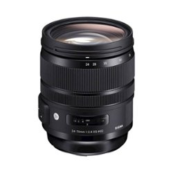 Sigma - Art 24-70mm f/2.8 DG OS HSM Optical Zoom Lens for Nikon F - Black - Front_Zoom
