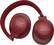 Alt View 13. JBL - LIVE 500BT Wireless Over-The-Ear Headphones - Red.