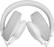 Alt View 12. JBL - LIVE 500BT Wireless Over-The-Ear Headphones - White.