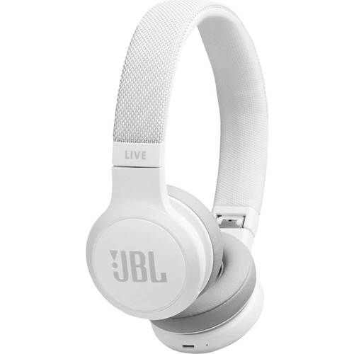 JBL - LIVE 400BT Wireless On-Ear Headphones - White