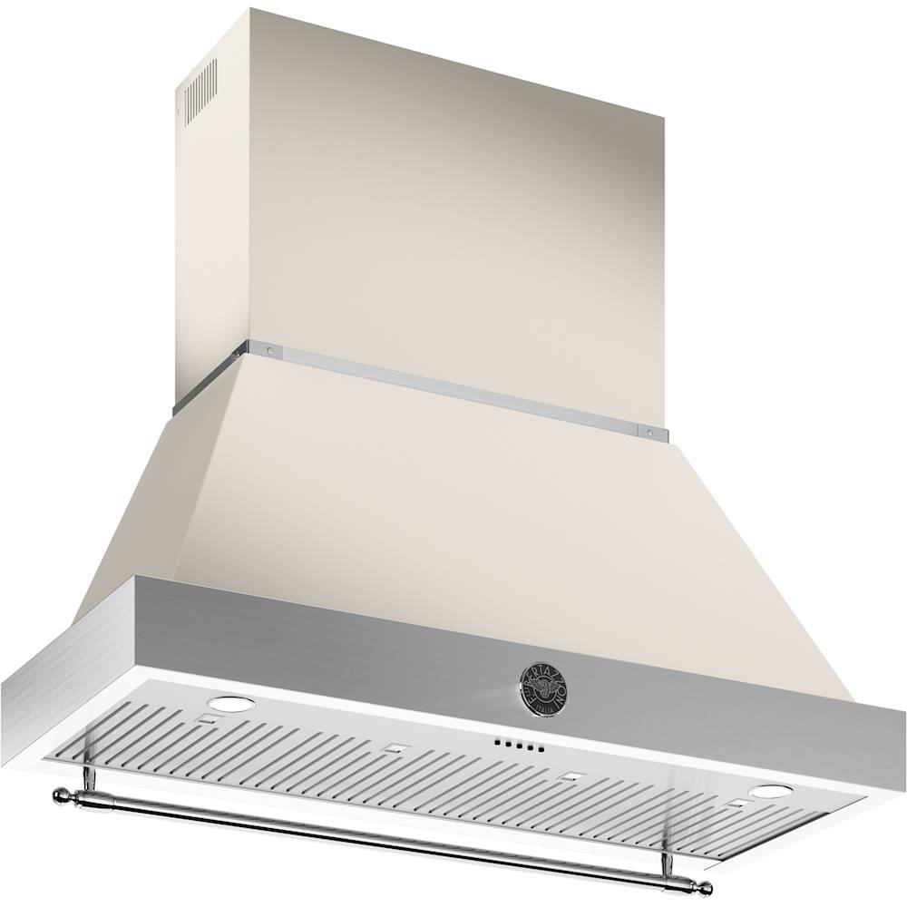 Angle View: Coyote - 42" Externally Vented Range Hood - Stainless steel