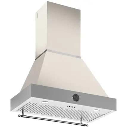Front. Bertazzoni - Heritage Series Canopy - White.