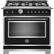 Front. Bertazzoni - Heritage Series 5.9 Cu. Ft. Freestanding Gas Convection Range - Black.