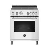 Bertazzoni - Master Series 4.7 Cu. Ft. Freestanding Electric Convection Range - Stainless Steel - Front_Zoom