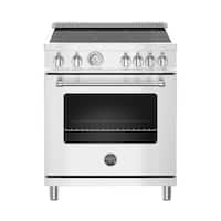 Bertazzoni - Master Series 4.7 Cu. Ft. Freestanding Electric Convection Range - Stainless steel - Front_Zoom