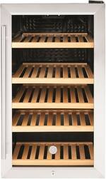 GE - 109 Can / 31 Bottle Beverage and Wine Center - Stainless steel - Front_Standard