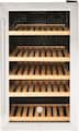 GE - 31-Bottle or 109-Can Wine and Beverage Cooler - Stainless Steel