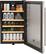 Alt View 15. GE - 109 Can / 31 Bottle Beverage and Wine Center - Stainless Steel.