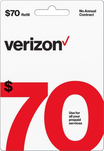 $70 Verizon Prepaid Card