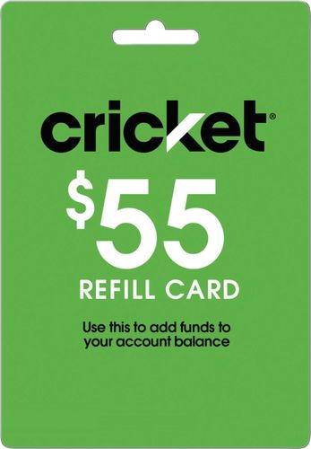Cricket Wireless - $55 Refill Card