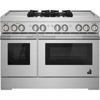 JennAir - RISE 6.3 Cu. Ft. Self-Cleaning Freestanding Dual Fuel Convection Range - Front_Zoom