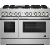 JennAir - RISE 6.3 Cu. Ft. Self-Cleaning Freestanding Dual Fuel Convection Range - Stainless Steel - Front_Zoom