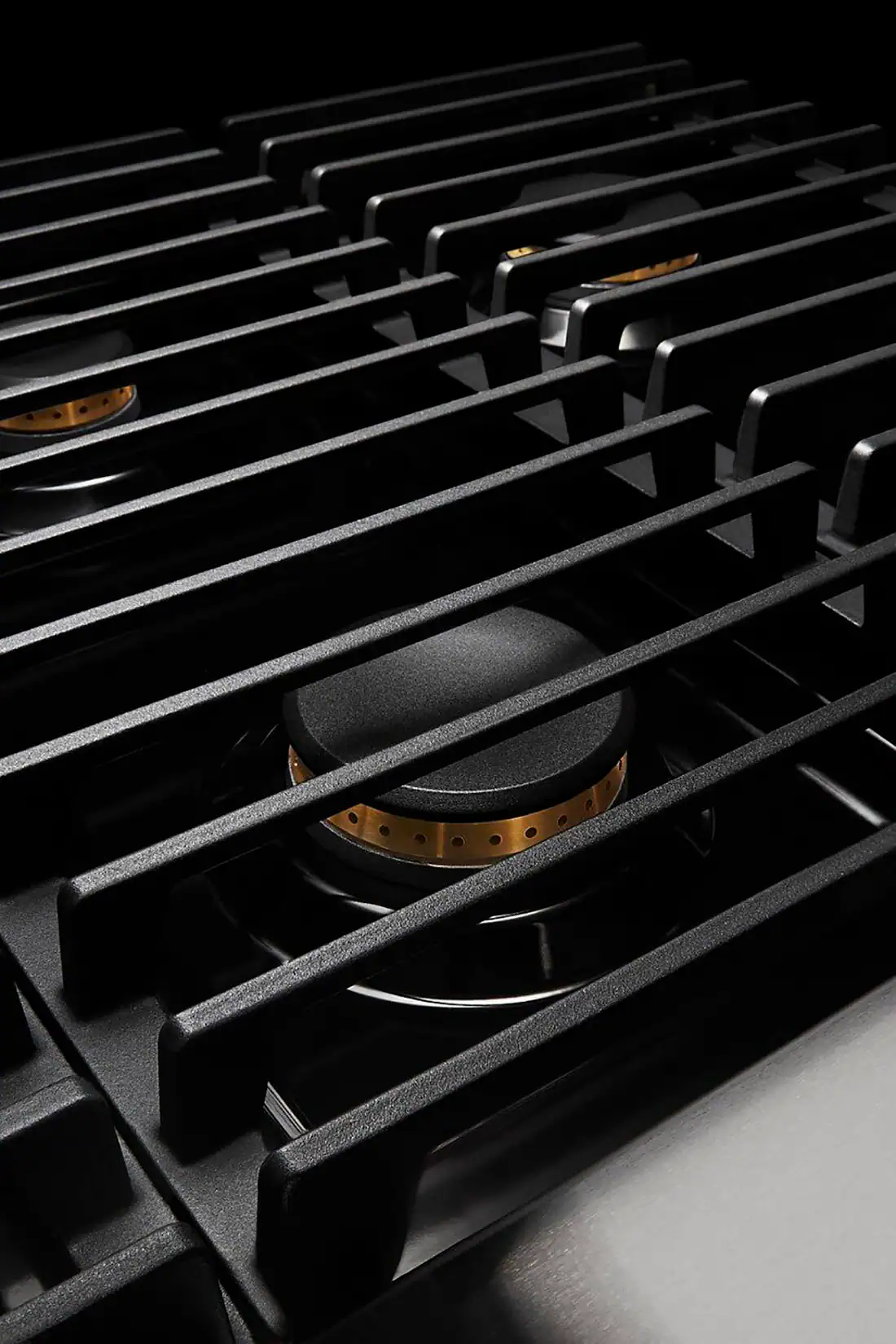 Alt View 25. JennAir - NOIR 5.1 Cu. Ft. Self-Cleaning Freestanding Dual Fuel Convection Range - Stainless steel.