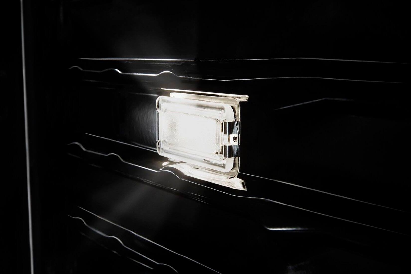 Alt View 34. JennAir - NOIR 5.1 Cu. Ft. Self-Cleaning Freestanding Dual Fuel Convection Range - Stainless steel.