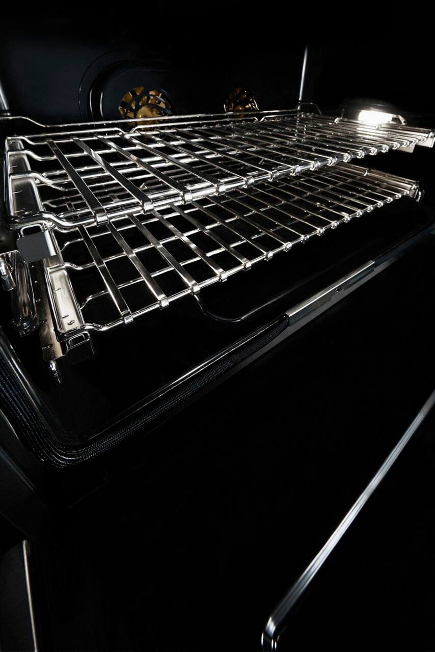 Alt View 13. JennAir - NOIR 6.3 Cu. Ft. Self-Cleaning Freestanding Dual Fuel Convection Range - Stainless steel.