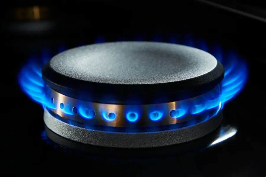 Alt View 15. JennAir - RISE 5.1 Cu. Ft. Self-Cleaning Freestanding Dual Fuel Convection Range - Stainless steel.