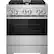 Front. JennAir - NOIR 4.1 Cu. Ft. Self-Cleaning Freestanding Dual Fuel Convection Range - Stainless steel.