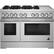 Front. JennAir - RISE 6.3 Cu. Ft. Self-Cleaning Freestanding Dual Fuel Convection Range - Stainless steel.