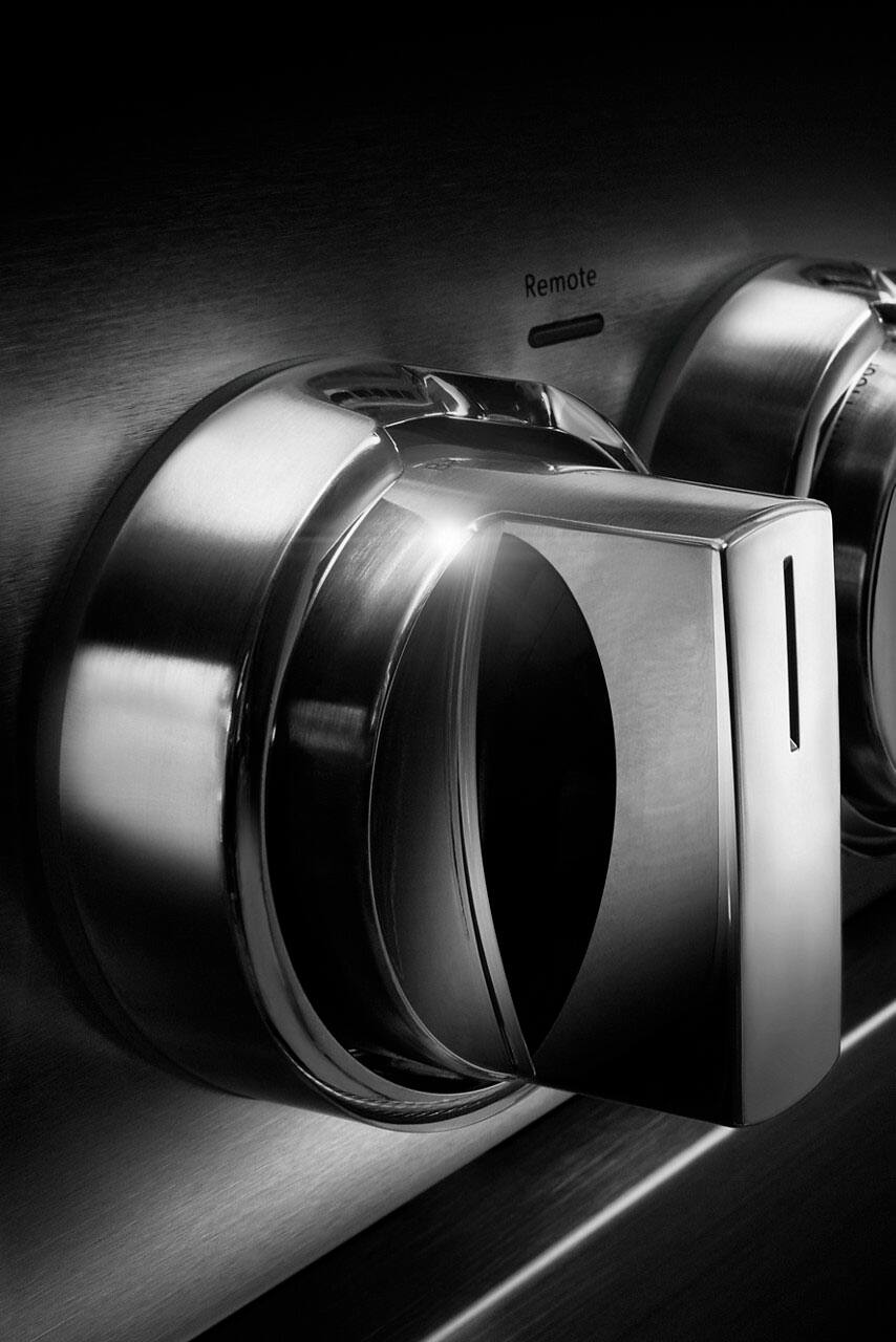 Alt View 18. JennAir - RISE 4.1 Cu. Ft. Self-Cleaning Freestanding Dual Fuel Convection Range - Stainless steel.