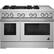 Front. JennAir - RISE 6.3 Cu. Ft. Self-Cleaning Freestanding Dual Fuel Convection Range - Stainless steel.