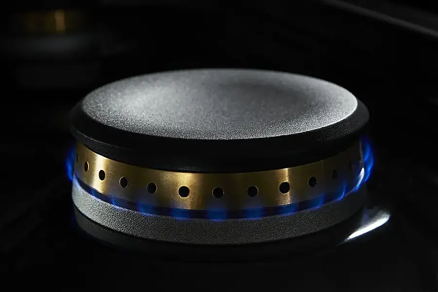 Alt View 16. JennAir - RISE 36" Built-In Gas Cooktop - Stainless steel.