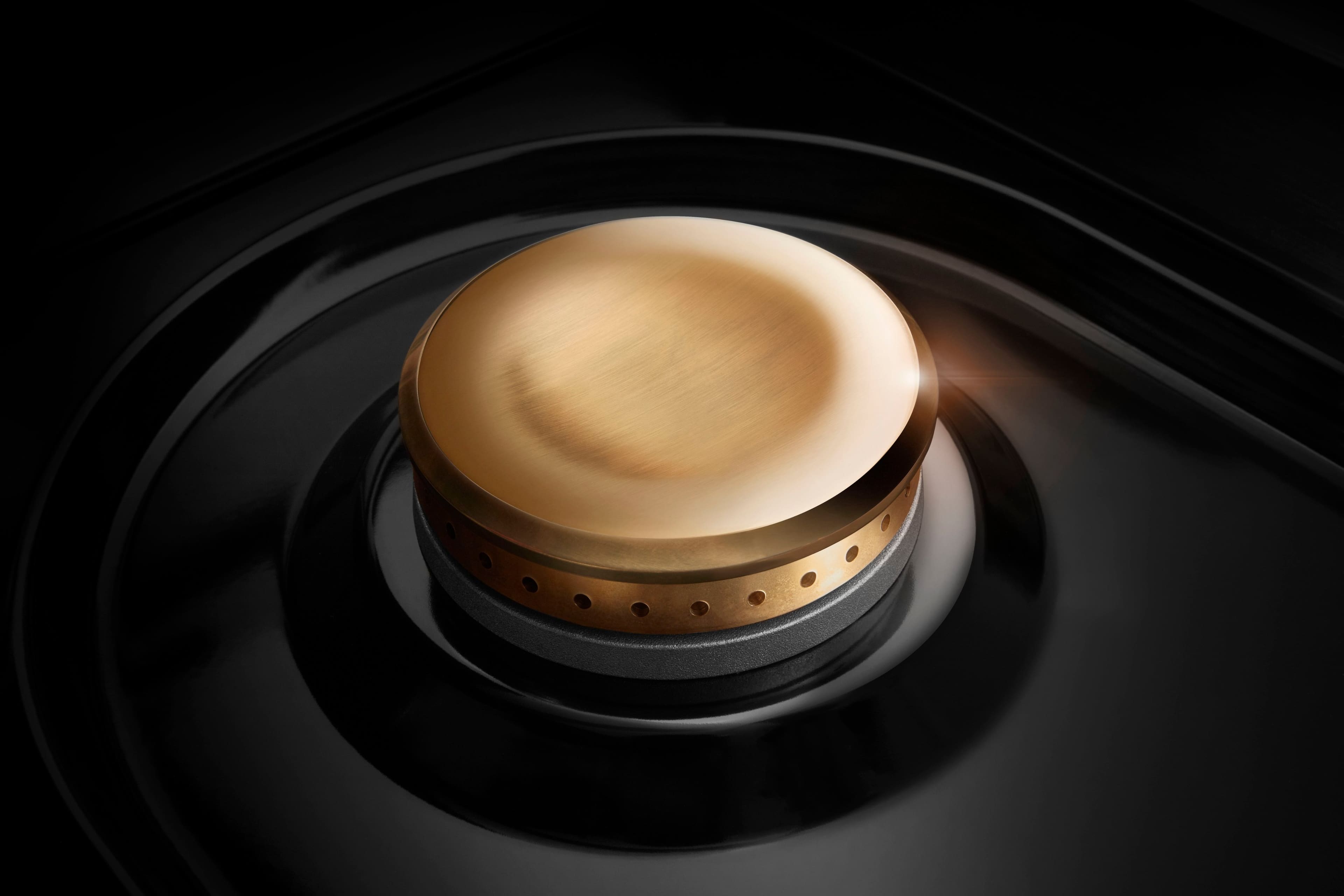 Alt View 15. JennAir - RISE 48" Built-In Gas Cooktop with Grill and Griddle - Stainless steel.