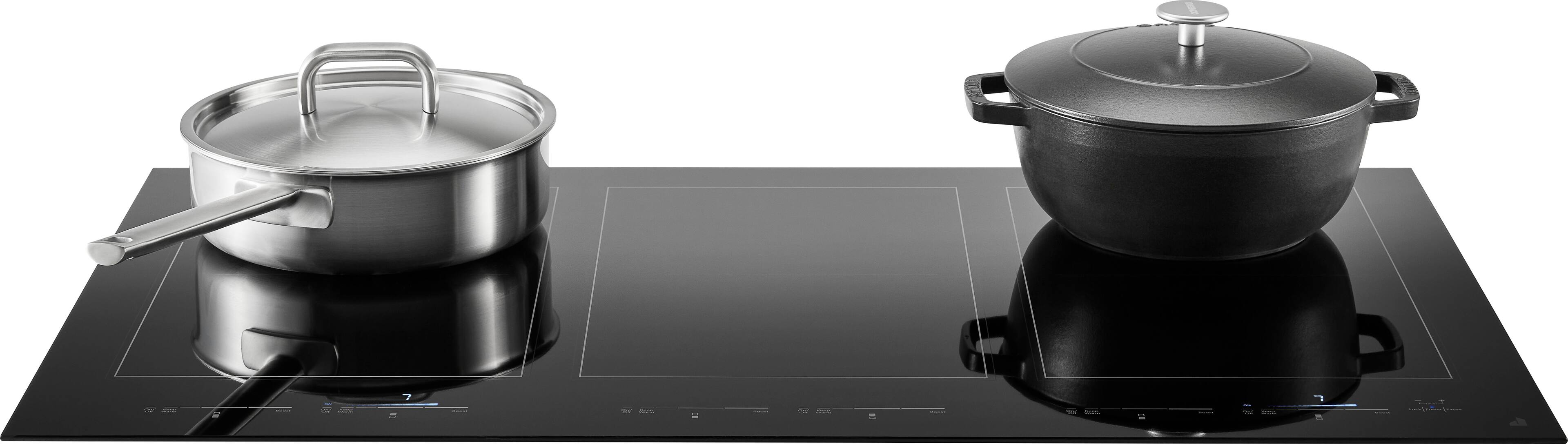 Alt View 11. JennAir - 36" Built-In Electric Induction Cooktop - Black.