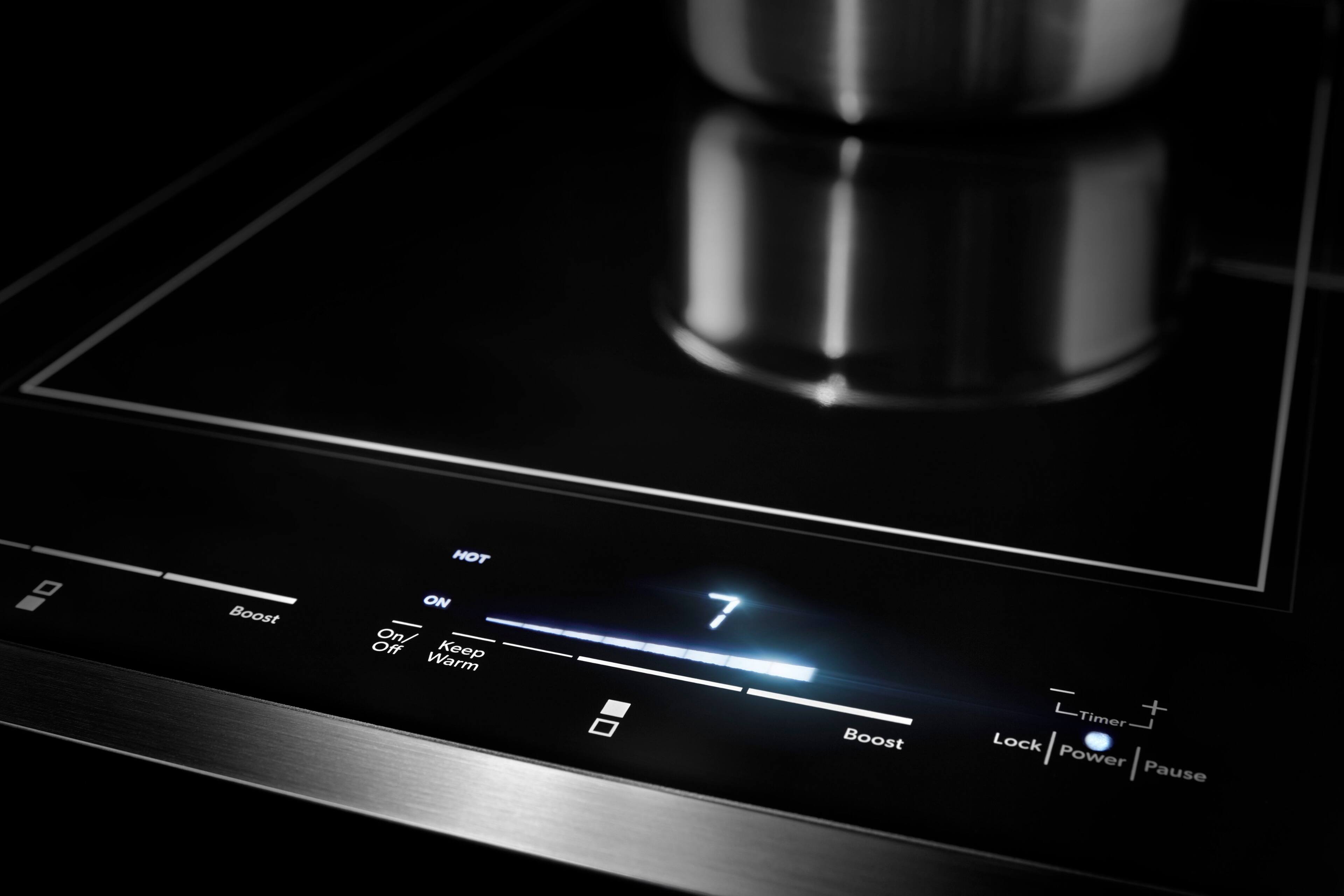 Alt View 13. JennAir - 36" Built-In Electric Induction Cooktop - Black.