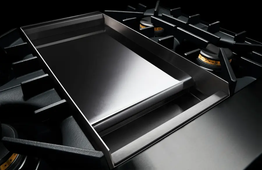 Alt View 17. JennAir - NOIR 48" Built-In Gas Cooktop with Grill and Griddle - Stainless steel.