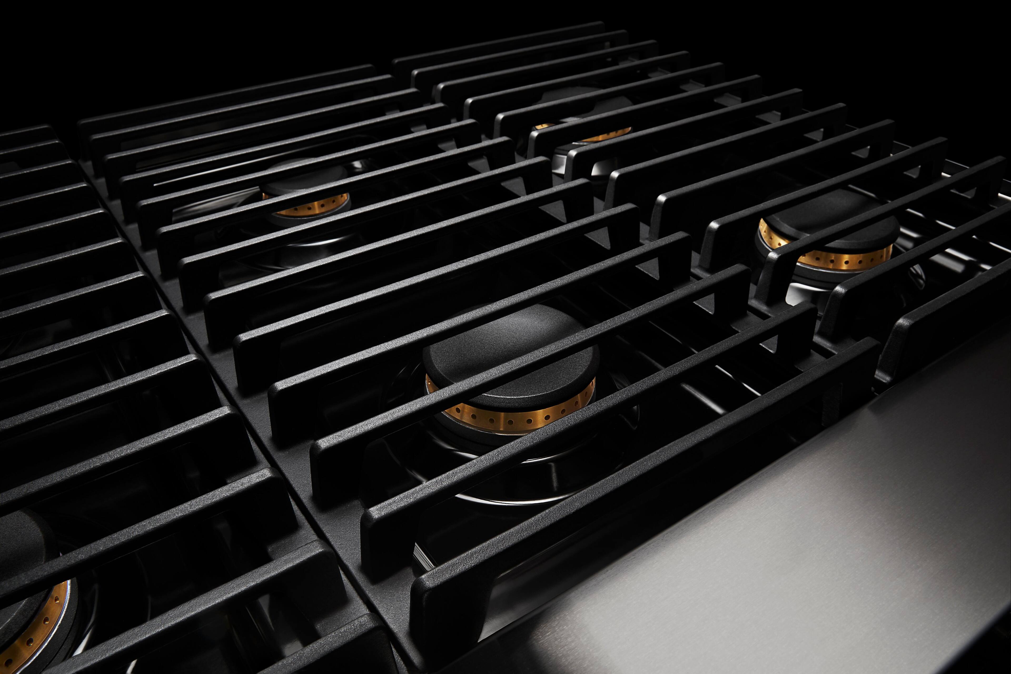 Alt View 18. JennAir - NOIR 48" Built-In Gas Cooktop with Grill and Griddle - Stainless steel.
