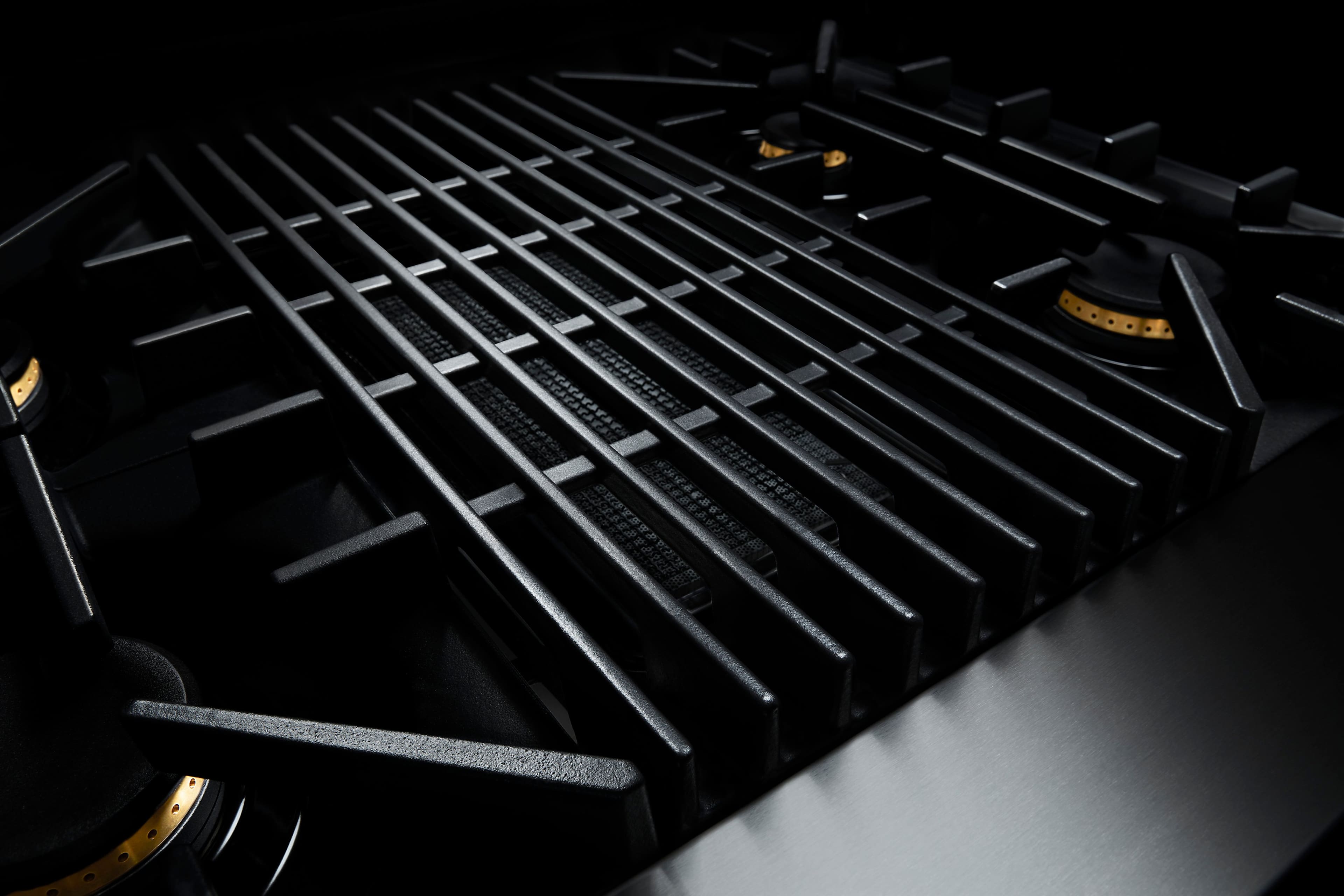 Alt View 19. JennAir - NOIR 48" Built-In Gas Cooktop with Grill and Griddle - Stainless steel.