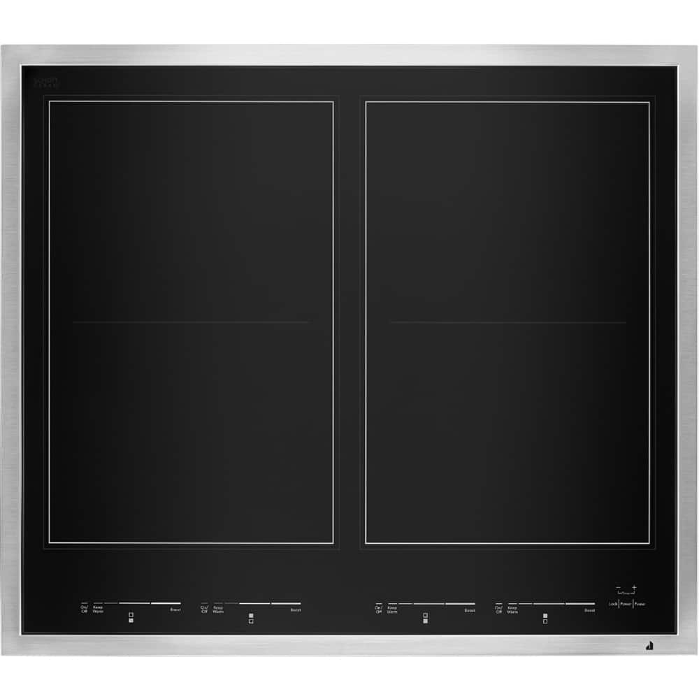 JennAir - 24" Built-In Electric Induction Cooktop - Black - Front_Zoom