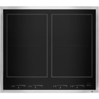 JennAir - 24" Built-In Electric Induction Cooktop - Black - Front_Zoom