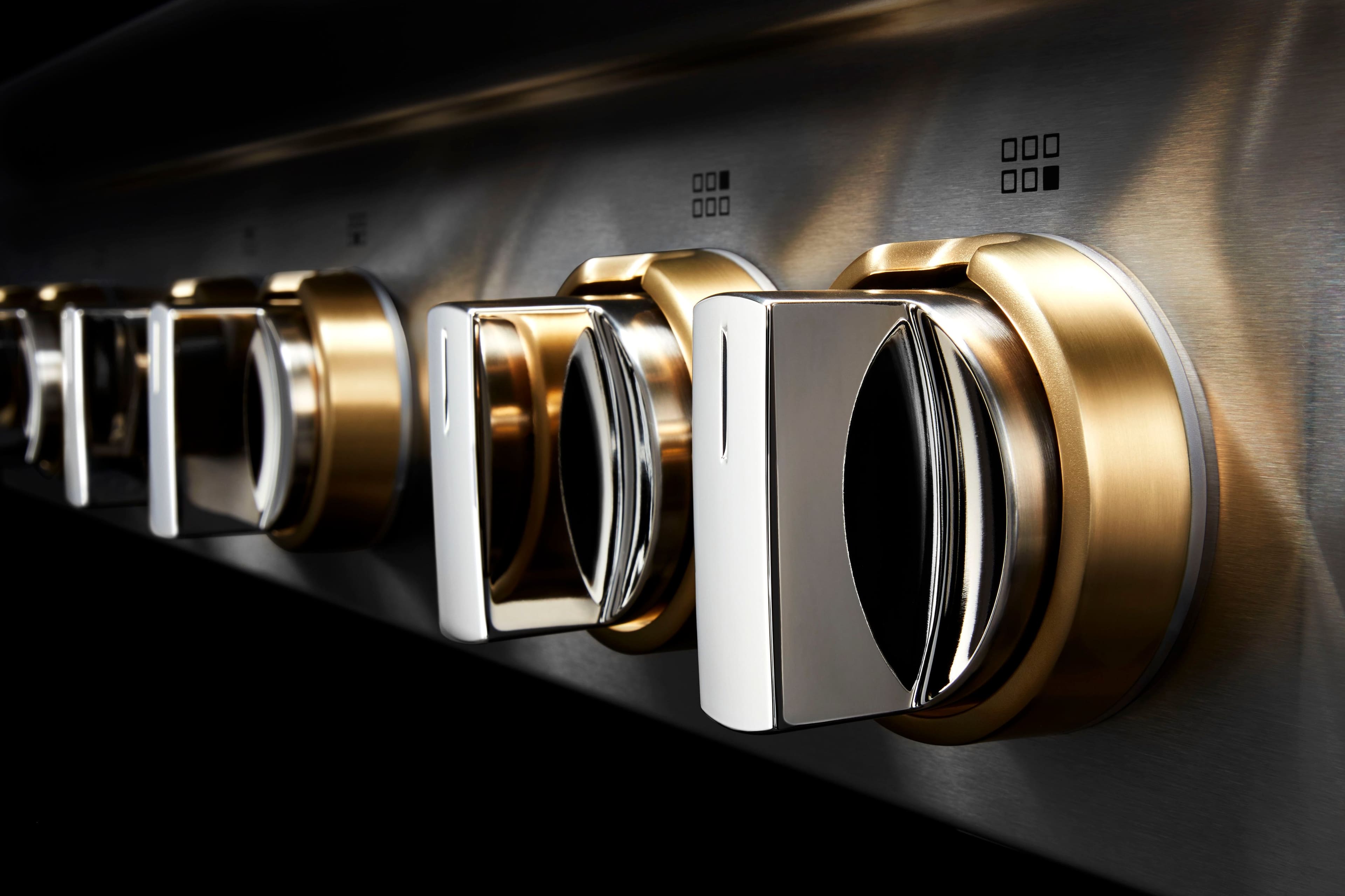 Alt View 16. JennAir - RISE 36" Built-In Gas Cooktop - Stainless steel.