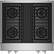 Front. JennAir - NOIR 30" Built-In Gas Cooktop - Floating Glass Black.