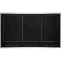JennAir - 36" Built-In Electric Induction Cooktop - Stainless Steel - Front_Zoom