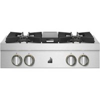 JennAir - RISE 30" Built-In Gas Cooktop - Stainless steel - Front_Zoom