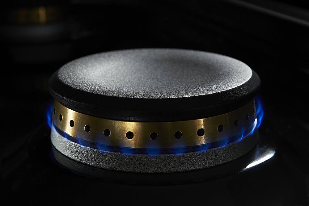 Alt View 16. JennAir - RISE 48" Built-In Gas Cooktop with Griddle - Stainless steel.