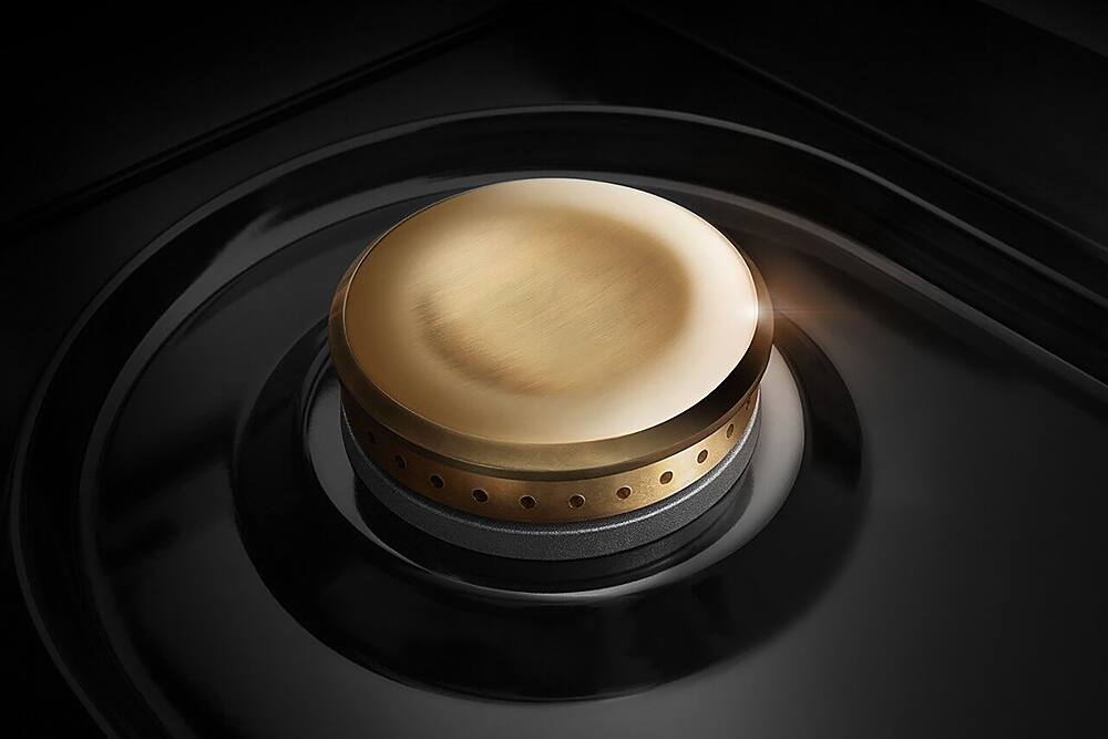 Alt View 20. JennAir - RISE 48" Built-In Gas Cooktop with Griddle - Stainless steel.