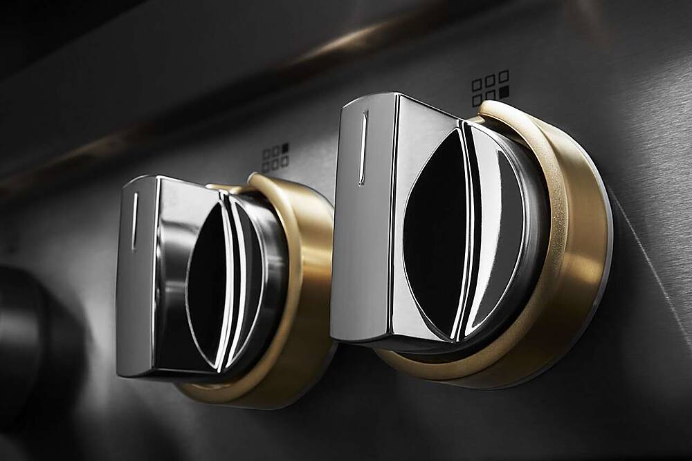 Alt View 22. JennAir - RISE 48" Built-In Gas Cooktop with Griddle - Stainless steel.