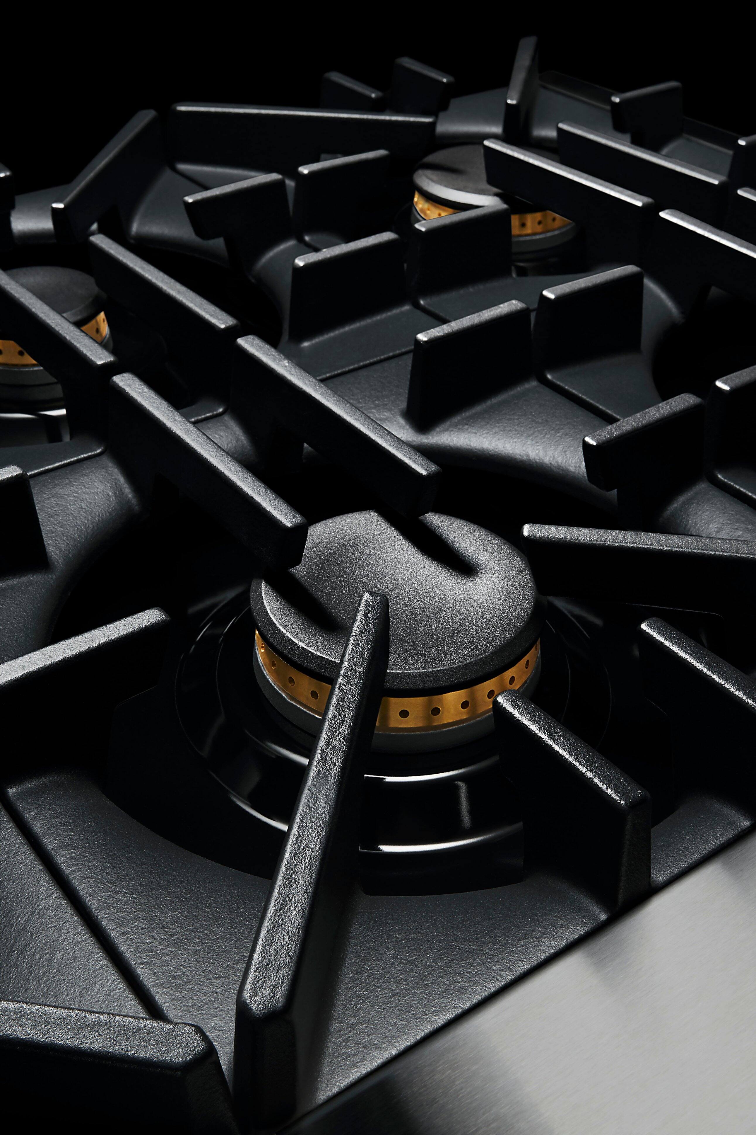 Alt View 11. JennAir - NOIR 48" Built-In Gas Cooktop with Grill - Stainless steel.