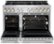 Alt View 22. JennAir - RISE 6.3 Cu. Ft. Self-Cleaning Freestanding Double Oven Gas Convection Range with Grill - Stainless Steel.
