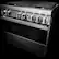 Alt View 19. JennAir - NOIR 5.1 Cu. Ft. Self-Cleaning Freestanding Dual Fuel Convection Range - Stainless steel.