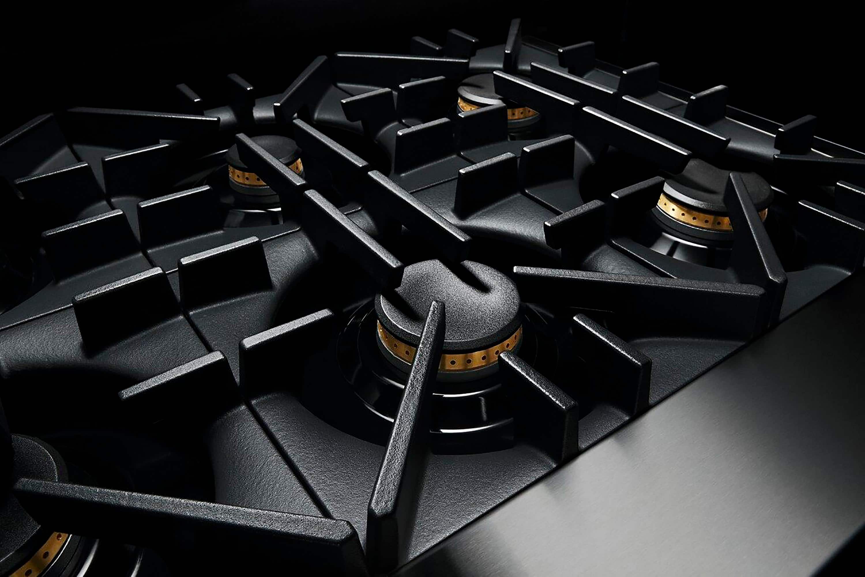 Alt View 17. JennAir - RISE 5.1 Cu. Ft. Self-Cleaning Freestanding Gas Convection Range - Stainless Steel.