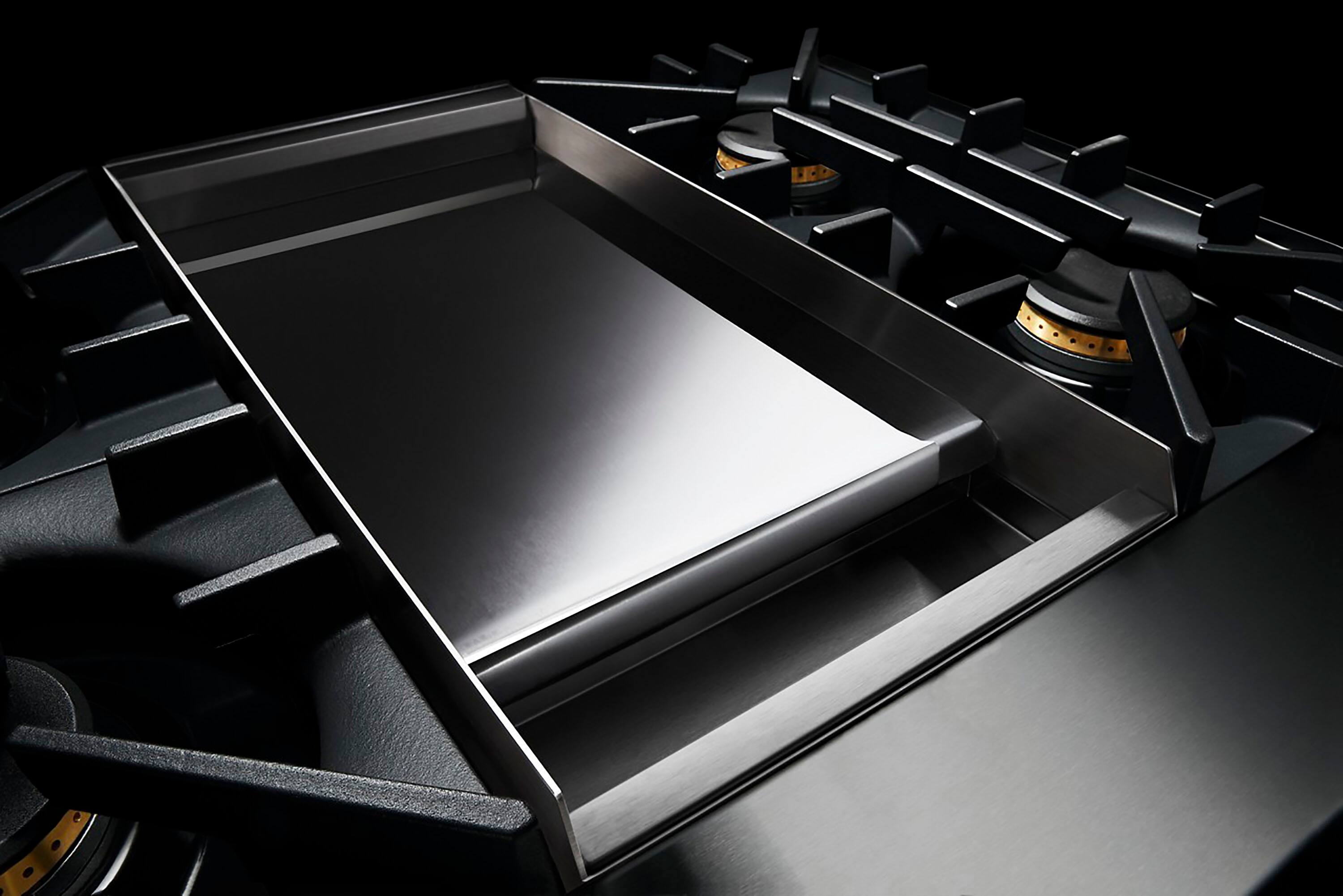 Alt View 20. JennAir - RISE 5.1 Cu. Ft. Freestanding Gas Convection Range - Stainless steel.