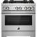 Front. JennAir - RISE 5.1 Cu. Ft. Self-Cleaning Freestanding Dual Fuel Convection Range - Stainless steel.