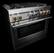 Alt View 21. JennAir - RISE 5.1 Cu. Ft. Self-Cleaning Freestanding Dual Fuel Convection Range - Stainless steel.