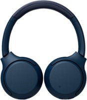 Sony - WH-XB700 Wireless On-Ear Headphones - Blue - Front_Zoom