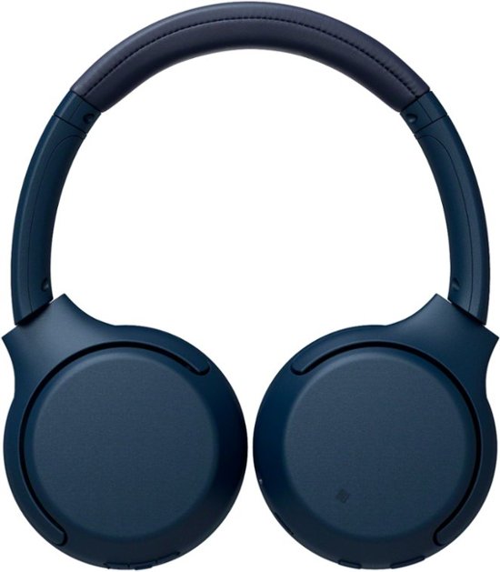 Front Zoom. Sony - WH-XB700 Wireless On-Ear Headphones - Blue.